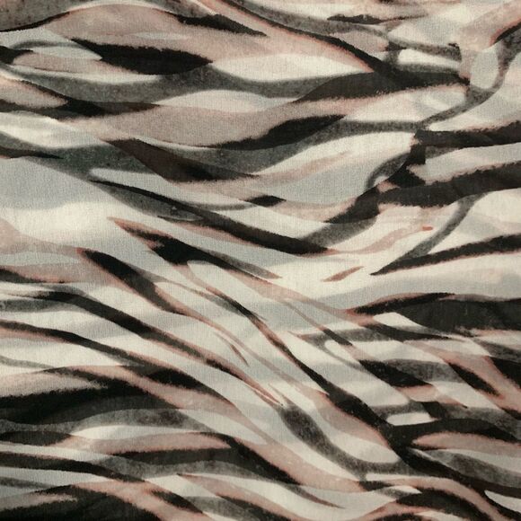 Calvin Klein Zebra Print Faux Wrap Blouse Top XS - Picture 8 of 8